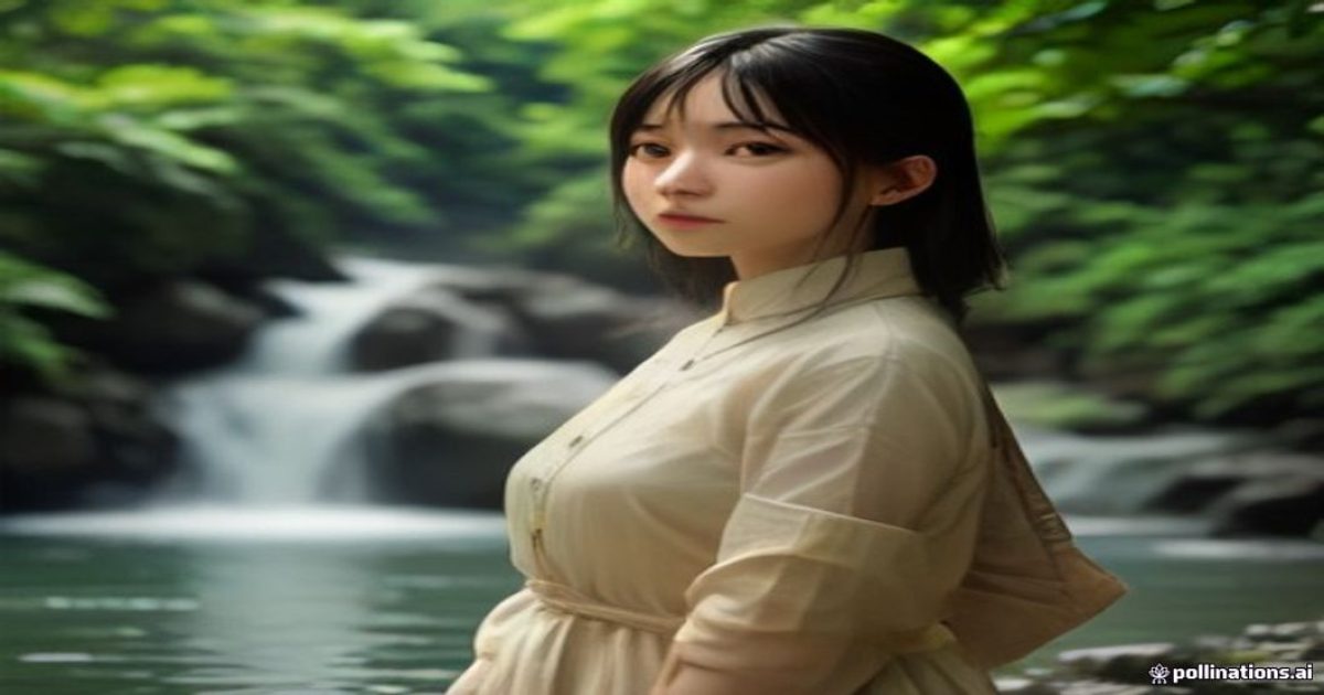 古典水墨风格宋代庭院场景，绿竹掩映下一位古代女性侧影伫立，光线柔和，意境深远，与潘金莲历史文化研究主题呼应